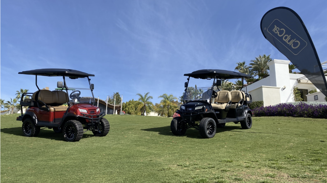 Vehículos Club Car en el Real Club de Golf Las Brisas 